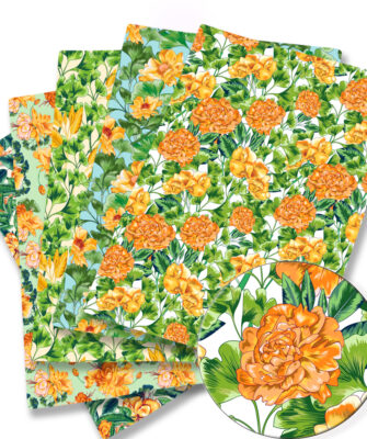flower fabric the unit is half meter 50*145cm continuous
